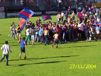 Tigre en pleno festejo