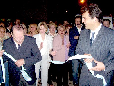 Amieiro y Massa inaugurando el local del Anses en San Fernando Amieiro y Massa inaugurando el local del Anses en San Fernando