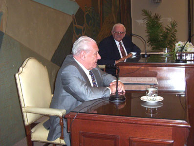 Pedro Echeverri - Secretario - Iram Gualdoni Presidente del HCD de Tigre