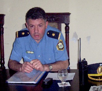 El Capitán Aníbal Maidana está a cargo de la Comisaría Primera de Tigre desde el día 10 de Enero de 2006.