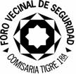 Reunión del Foro vecinal de Seguridad de la Comisaría primera de Tigre