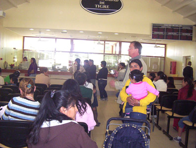 Abrió sus puertas el nuevo Centro de Salud de Troncos del Talar - Sala de espera Abrió sus puertas el nuevo Centro de Salud de Troncos del Talar - Sala de espera