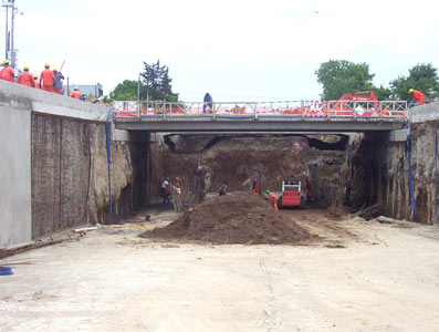 Construcción del túnel de Carupá Construcción del túnel de Carupá