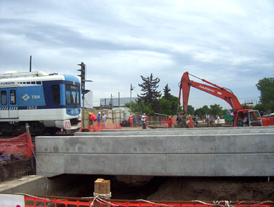 Construcción del túnel de Carupá