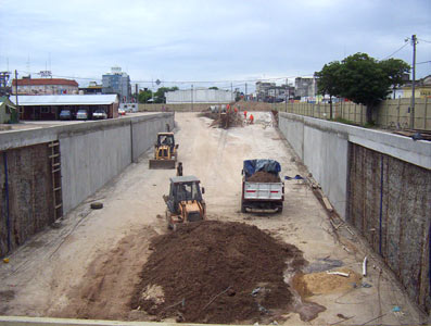 Construcción del túnel de Carupá Construcción del túnel de Carupá