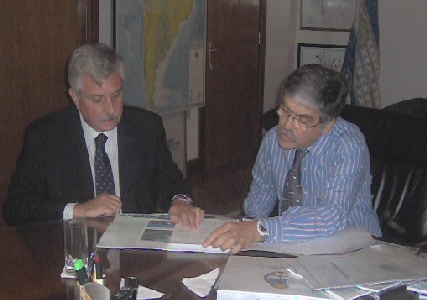 Reunión del Ministro De Vido con el Secretario de Gobierno de Tigre 