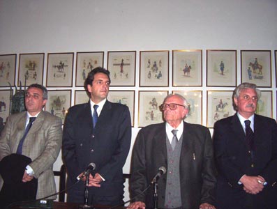 Sergio Massa junto a Hiram Gualdoni, Ernesto Casaretto y Julio Zamora. Sergio Massa junto a Hiram Gualdoni, Ernesto Casaretto y Julio Zamora.