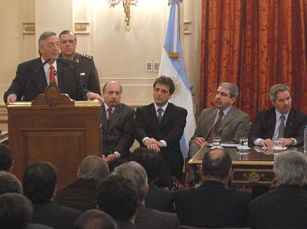 Acto de Firma de obras para Tigre en la Casa de Gobierno Acto de Firma de obras para Tigre en la Casa de Gobierno