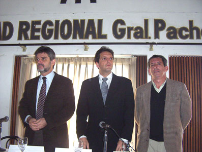 Massa y Filmus enla UTN de Generel Pacheco Massa y Filmus enla UTN de Generel Pacheco