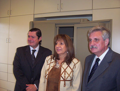 Novo, Falbo y Casaretto recorren las instalaciones de la flamante fiscalía de El Talar Novo, Falbo y Casaretto recorren las instalaciones de la flamante fiscalía de El Talar