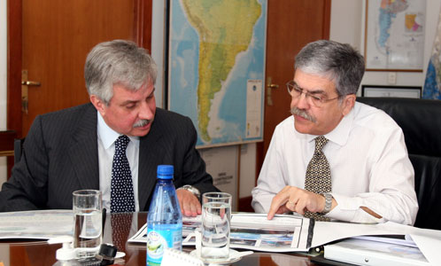 Casaretto se reunió con el Ministro De Vido 