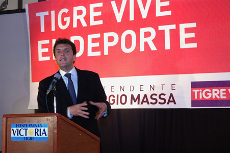 Sergio Massa presento su programa para el deporte Sergio Massa presento su programa para el deporte