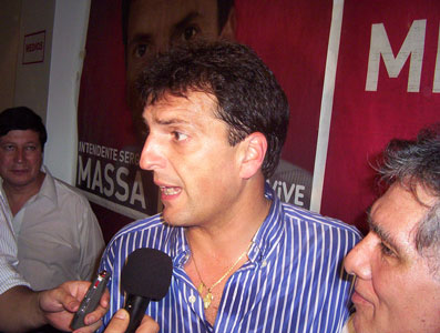 Massa ganó en Tigre con el 46 por ciento de los votos Massa ganó en Tigre con el 46 por ciento de los votos