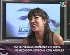 Andrea la nueva expulsada de la casa de Gran Hermano Andrea la nueva expulsada de la casa de Gran Hermano