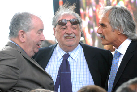 Julio Grondona, Gínes Gonzalez Garcia y el Pato Galamarini en la asunción de Sergio Massa.