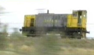 Insólito trayecto de una locomotora sin control         