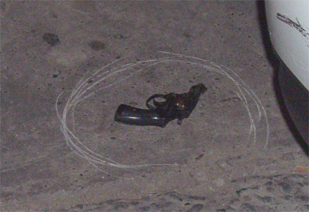 Una de las armas secuestradas.