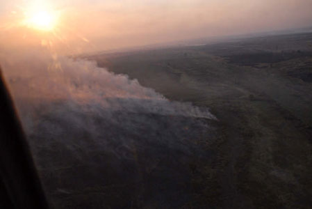 Realizaran sobrevuelo para evaluar incendios en el Delta     