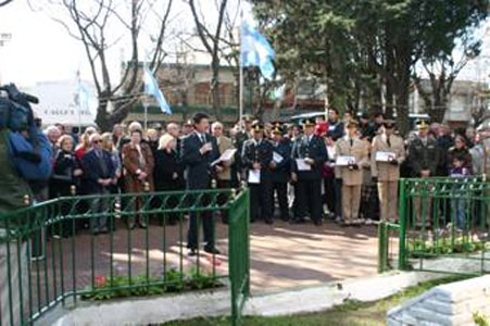 San Isidro conmemoró el 158º aniversario del fallecimiento del general José de San Martín