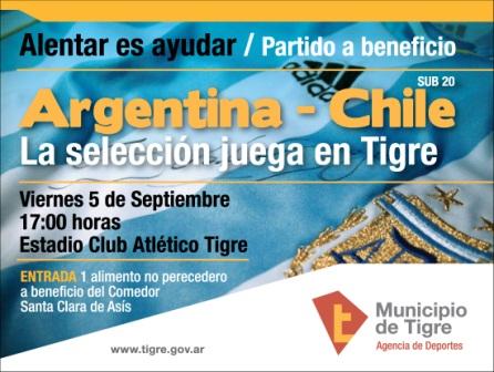 La Selección juega a beneficio en Tigre