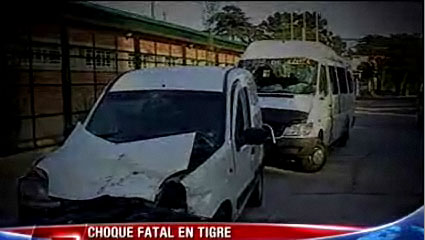 Accidente fatal en Tigre
