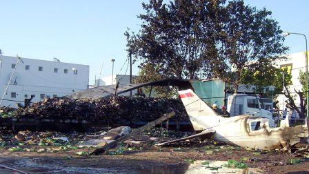 Cayó una avioneta en Tigre