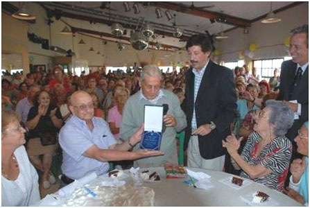 Vecino de Martínez celebró sus 102 años en Puerto Libre
