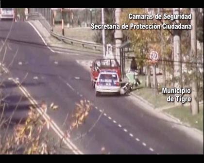 Don Torcuato: Gracias a las cámaras de seguridad atraparon a ladrones de moto