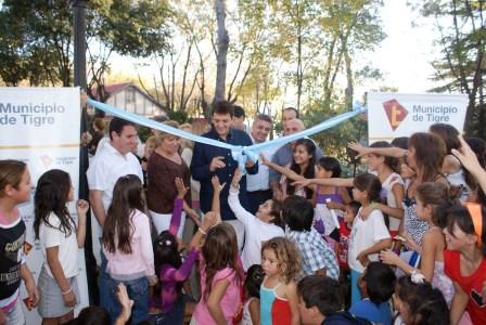 Con una multitudinaria fiesta se inauguró el Polideportivo de General Pacheco
