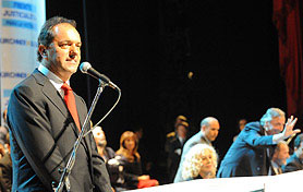 Daniel Scioli criticó al sector de la oposición que habla de “una transición ordenada”