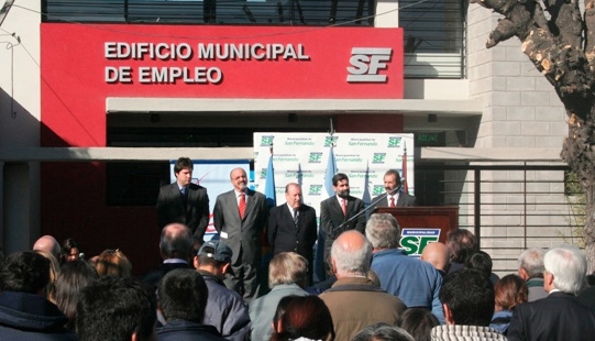 Amieiro y Tomada inauguraron la nueva oficina de empleo de San Fernando