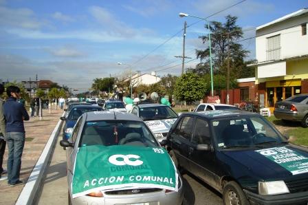 Caravana de Acción Comunal por distintas localidades de Tigre