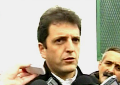 Sergio Massa votó en Tigre