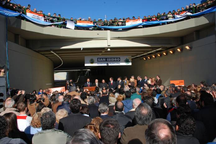 Se inauguró el túnel de Boulogne  
