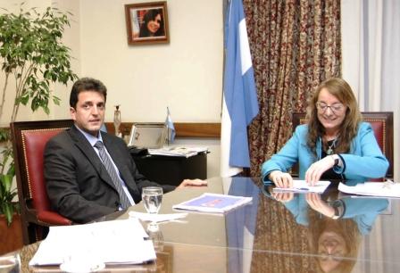 El Intendente de Tigre, Sergio Massa, se reunió con la Ministra de Desarrollo Social de la Nación, Alicia Kirchner 