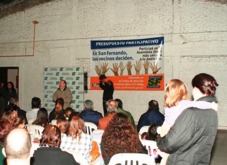 El Intendente de San Fernando Osvaldo Amieiro inauguró un nuevo logro del Programa Presupuesto Participativo, edición 2008.