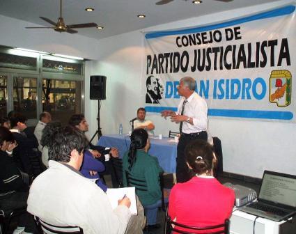 El  PJ San Isidro y el IAEJP abrieron el Seminario de Adoctrinamiento y Capacitación Política 2009