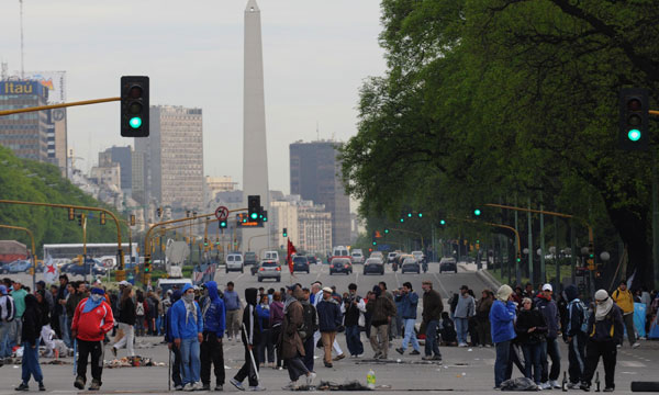 Durante 2009 se realizaron 3.224 cortes de calles y rutas por manifestaciones
