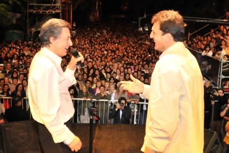 Palito Ortega y Sergio Massa