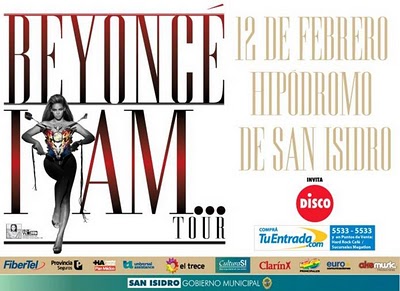 La cantante Beyoncé por viene por primera vez a la Argentina y dará su recital en el Hipódromo de San Isidro  
