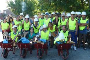 La cooperativa “7 de Mayo” trabajó para mejorar la imagen de Baires Bancalari