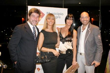 Pachu, Baldini, Brel, Villarreal en la gala del Tigre Educa