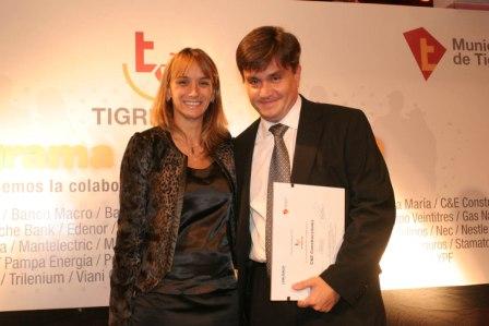 Malena Galmarini presente en la gala Malena Galmarini presente en la gala