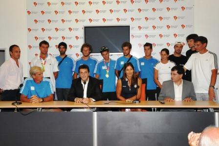 Tigre agasajó a los ganadores de los juegos ODESUR
