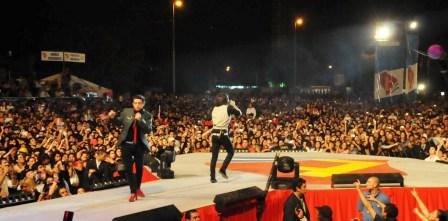 Babasónicos en la fiesta del bicentenario en Tigre