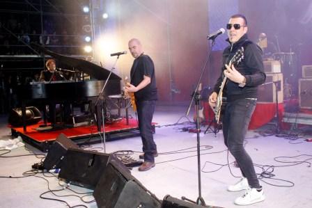 Fernando Ruiz Días en la fiesta del bicentenario en Tigre