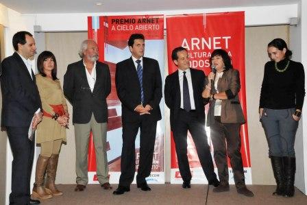 Con la presencia del intendente de Tigre, Sergio Massa, y el director de Telecom Argentina, Stéfano Core, se realizó el acto de lanzamiento del Premio Arnet a Cielo Abierto