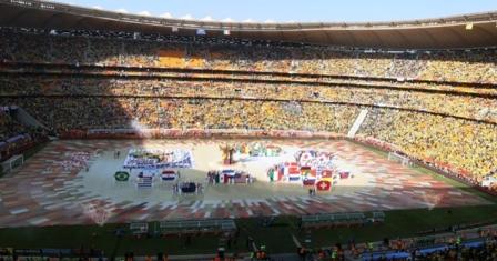 La fiesta de apertura del mundial vibró al ritmo de la música y bailes tradicionales