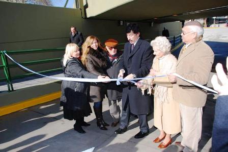 Se inauguró en San Isidro el túnel de Güemes Se inauguró en San Isidro el túnel de Güemes
