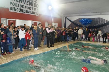 Tigre inauguró un nuevo Polideportivo para Rincón de Milberg Tigre inauguró un nuevo Polideportivo para Rincón de Milberg